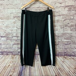 Izod Performance Cool FX Black Athletic Crop Pants